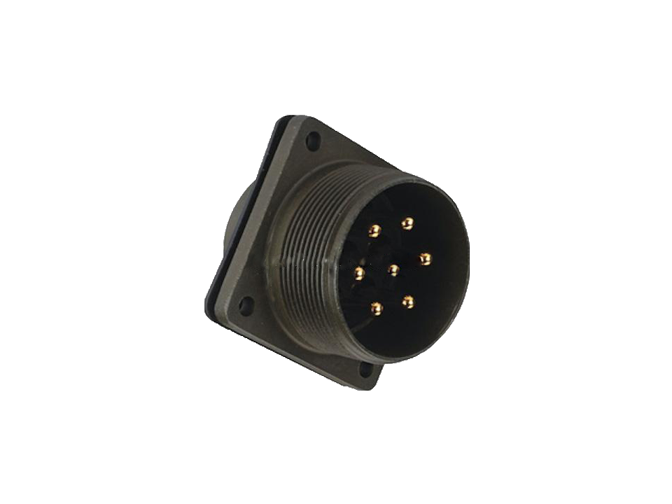 หัวคอนเนคเตอร์ตัวผู้แบบติดผนัง 7 pin